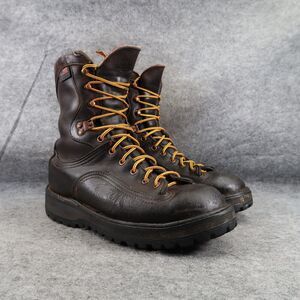 Danner Mens 8 Work Boots Hawk Nubuck Leather USA Waterproof Lace Up Handcrafted